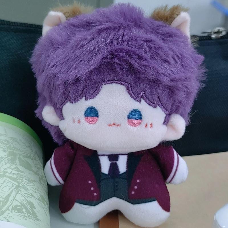 Love and Deepspace Plush Doll, Sylus Xavier Zayne Rafayel Stuffed Figures, Cute Anime Game Merch, Chibi Cotton Doll for Fans