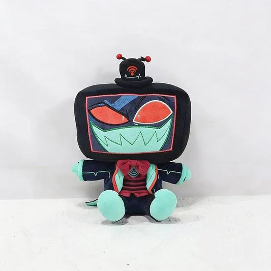 Hazbin Hotel Niffty and Vox Plush Dolls, Demon Cartoon Stuffed Toy Set