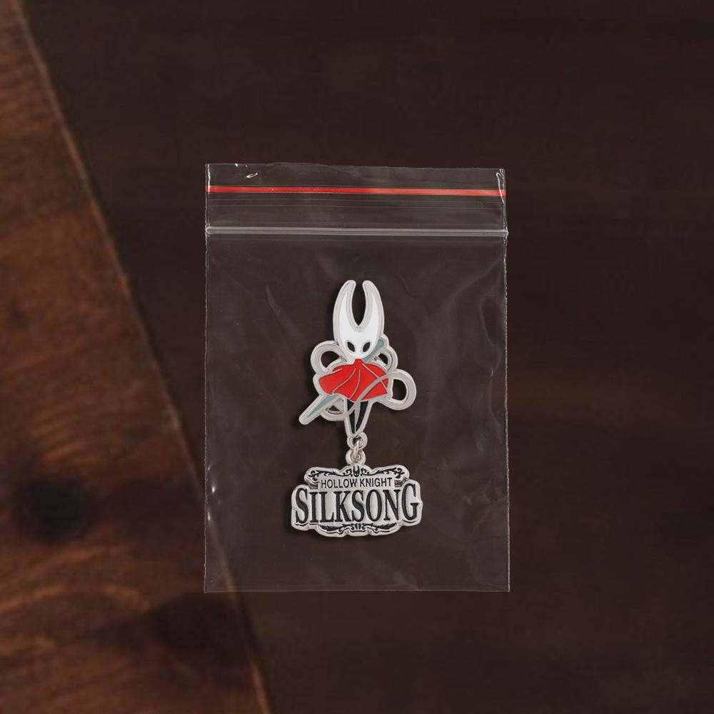 Hollow Knight Silksong Hornet Enamel Pin, Game Character Badge, Zinc Alloy Brooch
