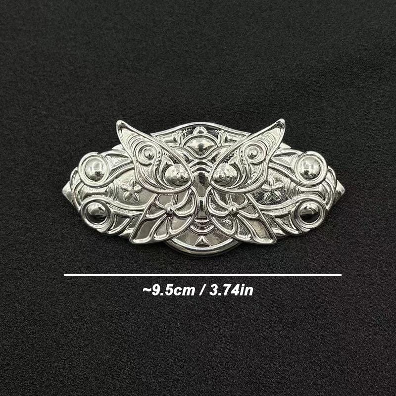 Fern Hair Clip Frieren Anime, Elegant Silver Hairpin Cosplay Prop, Fantasy Butterfly Headpiece