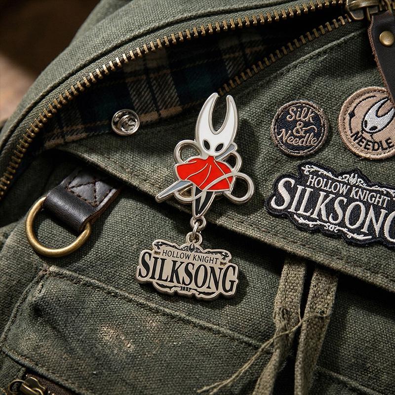 Hollow Knight Silksong Hornet Enamel Pin, Game Character Badge, Zinc Alloy Brooch