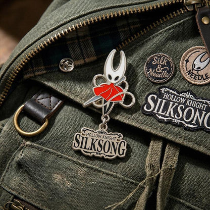 Hollow Knight Silksong Hornet Enamel Pin, Game Character Badge, Zinc Alloy Brooch