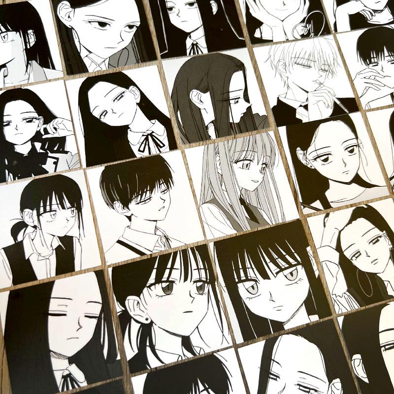 Horror Manga Stickers Pack, Dark Anime Gothic Decals