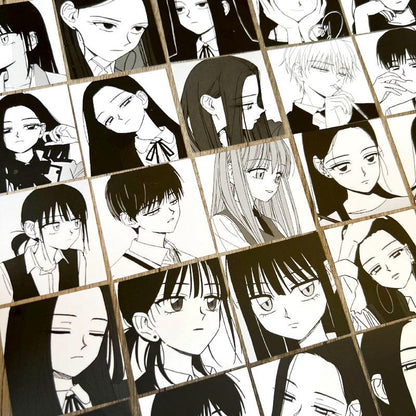 Horror Manga Stickers Pack, Dark Anime Gothic Decals