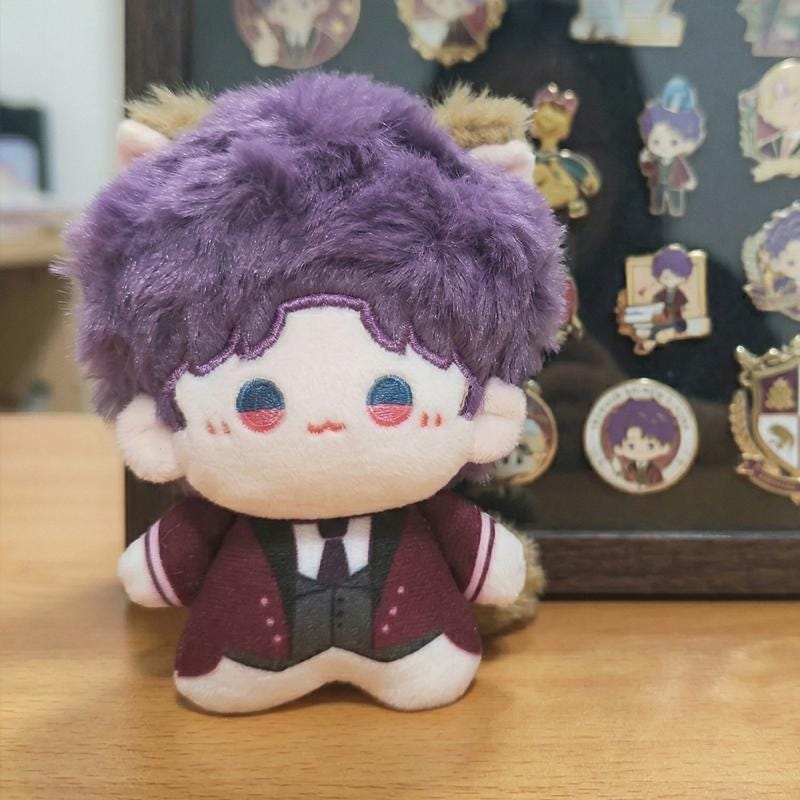 Love and Deepspace Plush Doll, Sylus Xavier Zayne Rafayel Stuffed Figures, Cute Anime Game Merch, Chibi Cotton Doll for Fans