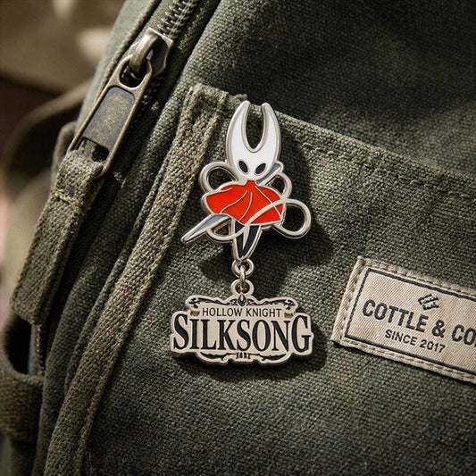 Hollow Knight Silksong Hornet Enamel Pin, Game Character Badge, Zinc Alloy Brooch