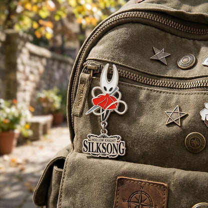 Hollow Knight Silksong Hornet Enamel Pin, Game Character Badge, Zinc Alloy Brooch