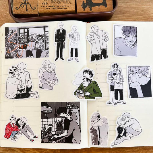 Yaoi Anime Stickers Pack Boy Love BL Decals