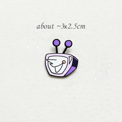 Spamton Fan Badge | Deltarune Inspired Pin | Indie Game Character Collectible