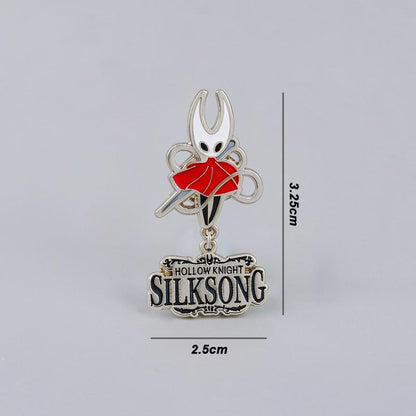 Hollow Knight Silksong Hornet Enamel Pin, Game Character Badge, Zinc Alloy Brooch