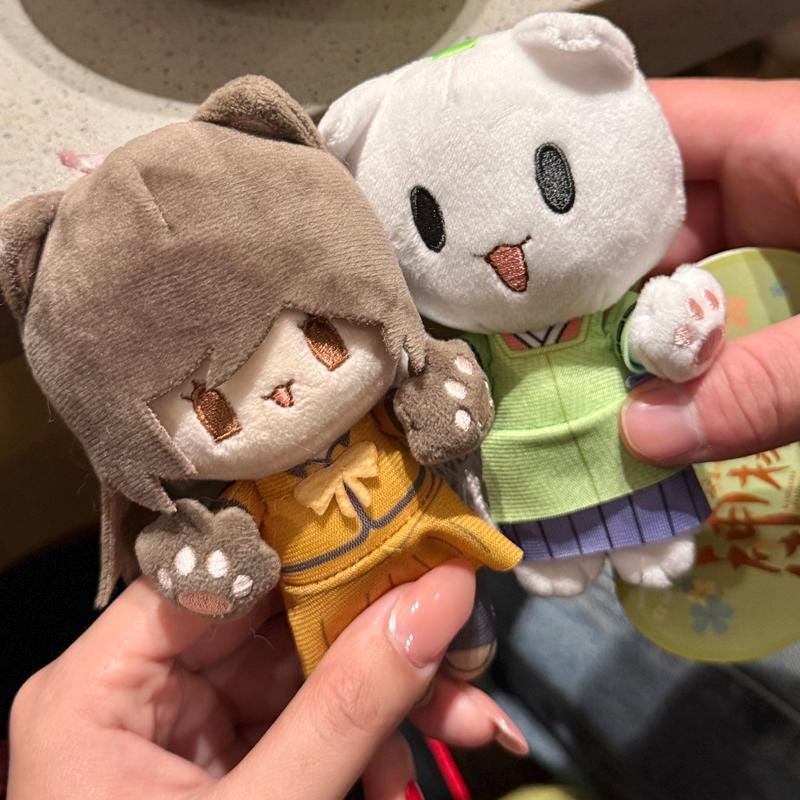 Tomoe Cat Plush Charm, Kamisama Kiss Anime Doll Keychain, Nanami Cosplay Accessory
