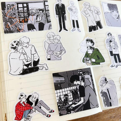 Yaoi Anime Stickers Pack Boy Love BL Decals