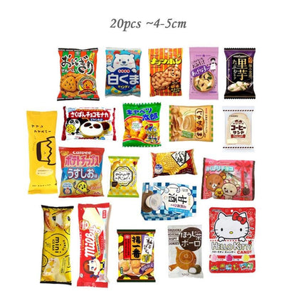 Japanese Kawaii Snack Stickers, Planner Scrapbook Decorative Decals