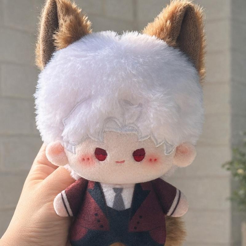 Love and Deepspace Plush Doll, Sylus Xavier Zayne Rafayel Stuffed Figures, Cute Anime Game Merch, Chibi Cotton Doll for Fans