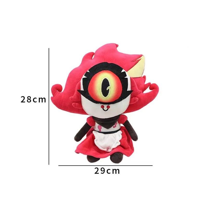 Hazbin Hotel Niffty and Vox Plush Dolls, Demon Cartoon Stuffed Toy Set