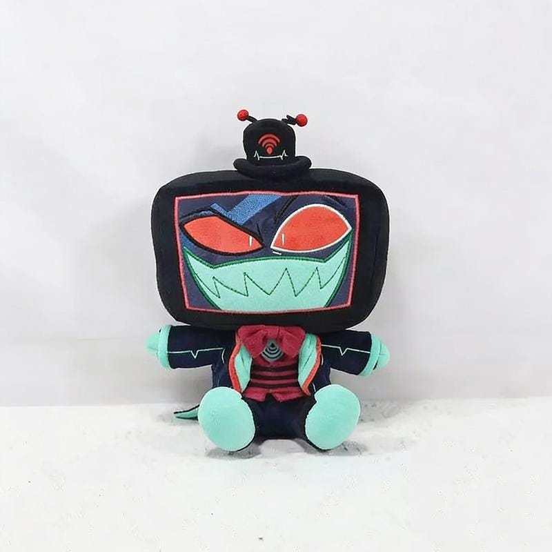 Hazbin Hotel Niffty and Vox Plush Dolls, Demon Cartoon Stuffed Toy Set