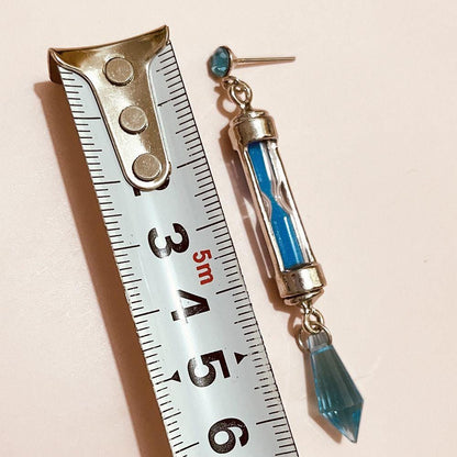 Vanitas Inspired Dangle Earrings, Anime Crystal Earrings, Cosplay Jewelry Gift
