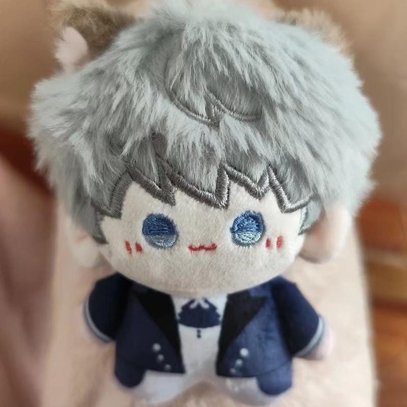 Love and Deepspace Plush Doll, Sylus Xavier Zayne Rafayel Stuffed Figures, Cute Anime Game Merch, Chibi Cotton Doll for Fans