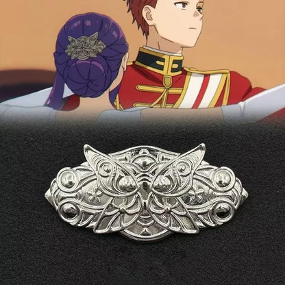 Fern Hair Clip Frieren Anime, Elegant Silver Hairpin Cosplay Prop, Fantasy Butterfly Headpiece